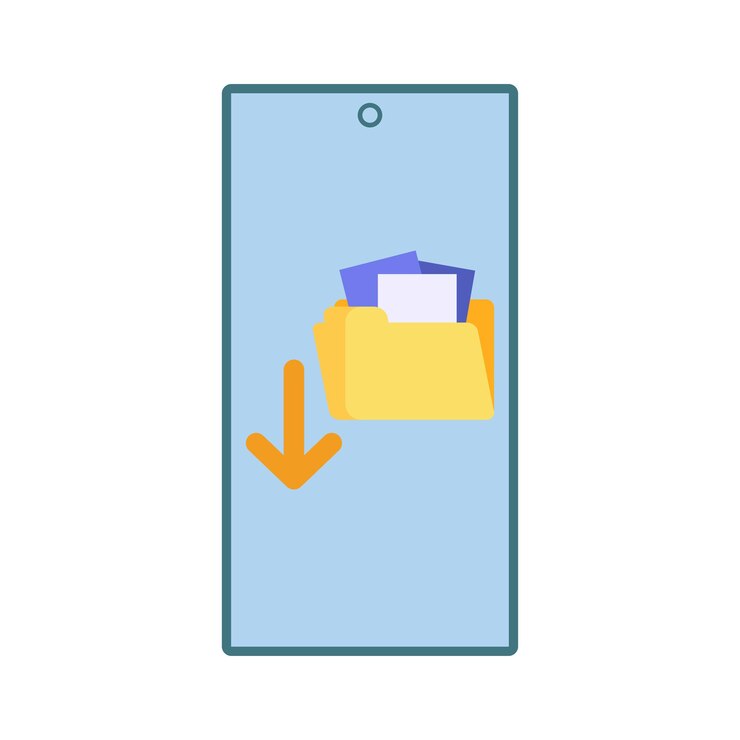 Free Vector file download icon