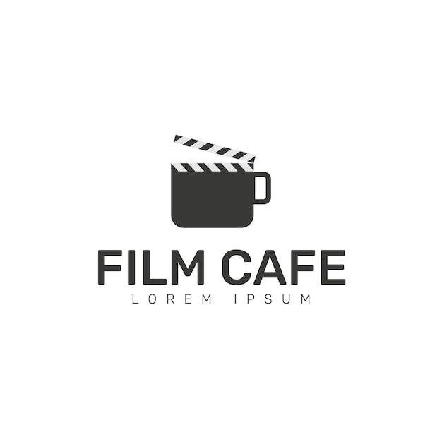 Film caffe logo template
