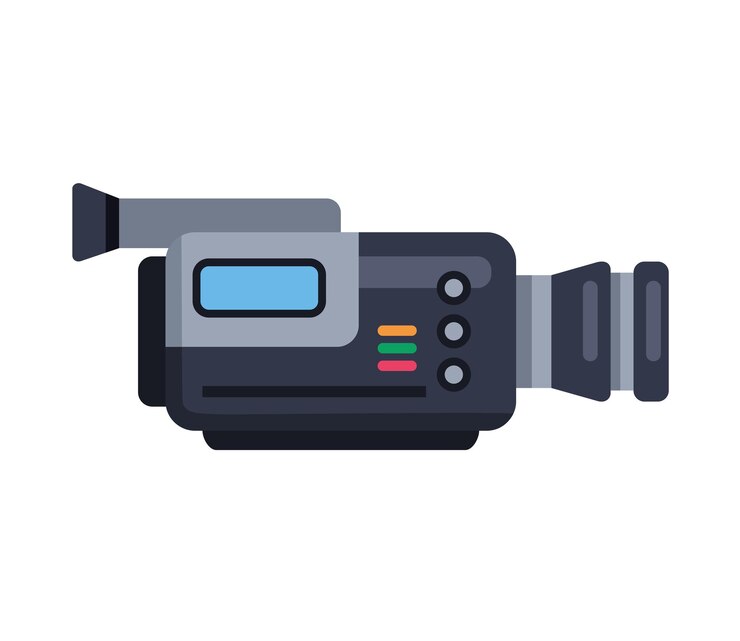 무료 Vector 영화 장치 현대 카메라