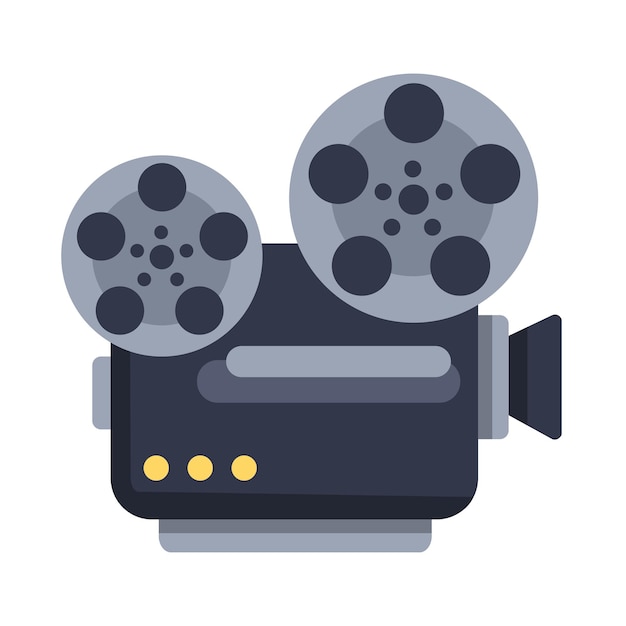 Vettore gratuito illustrazione della tecnologia del dispositivo cinematografico