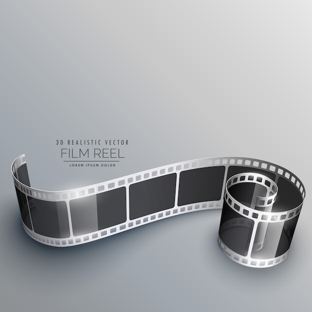 Free vector film reel cinematic background