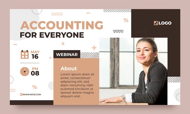 Financial accounting  webinar template