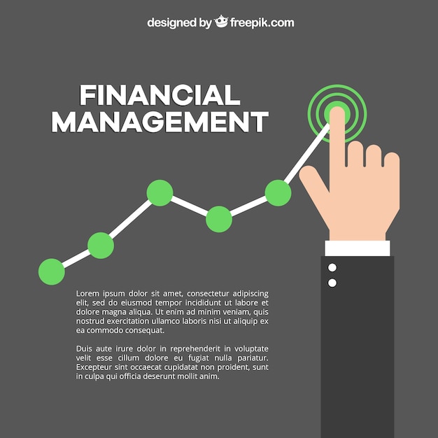 Financial background design