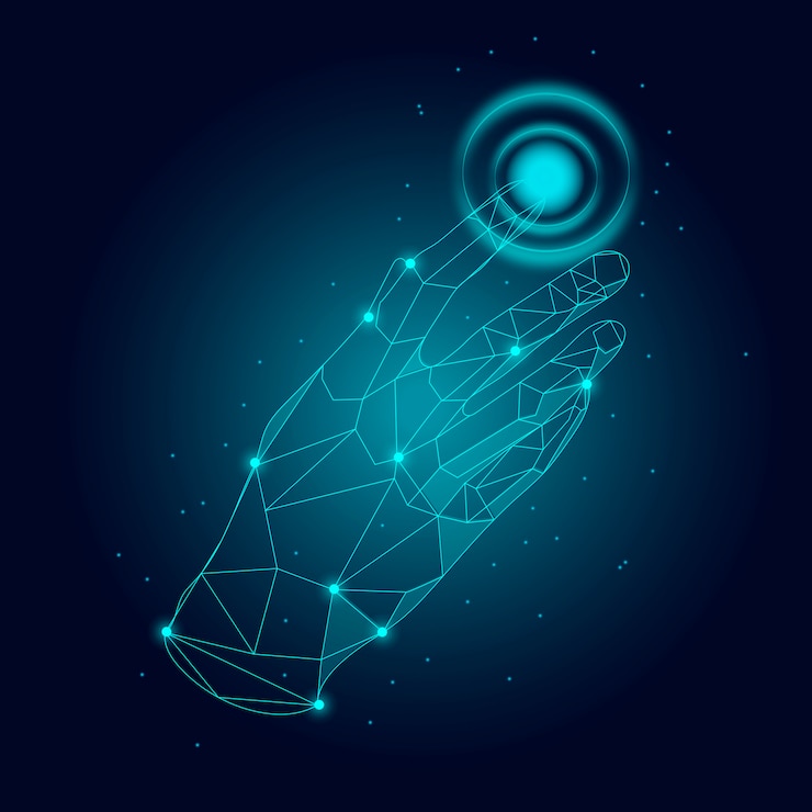 Free Vector fingerprint scanner technology