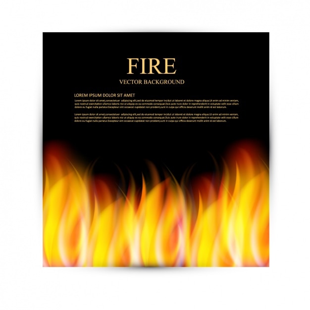 Fire background design