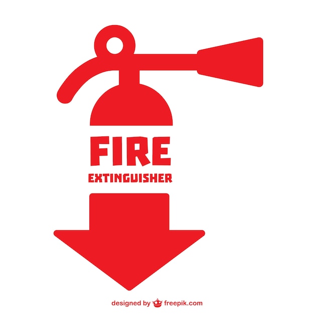 Fire extinguisher symbol