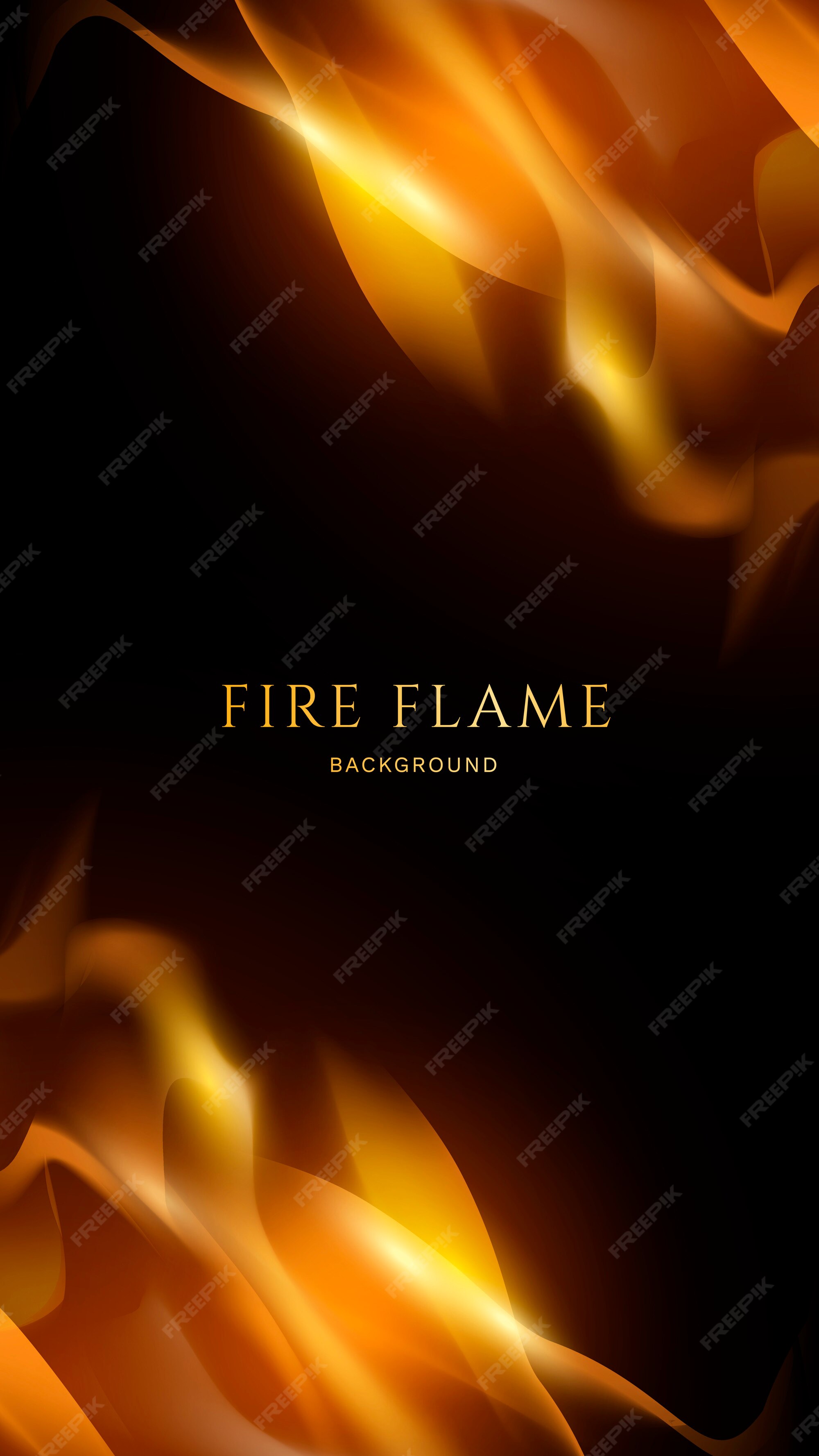 Free Vector, Fire background design