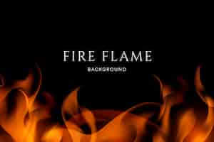 Free vector fire and flames background