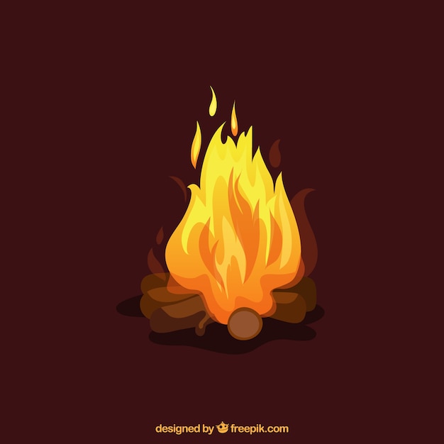 Free vector fire illustration