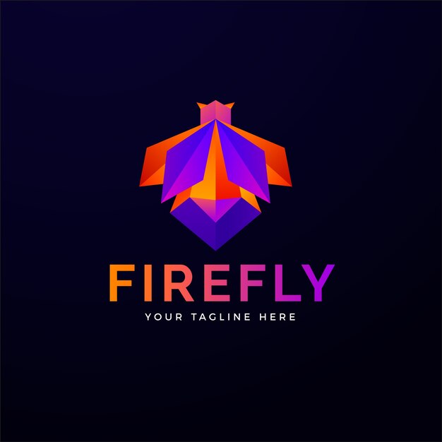 Firefly branding logo template