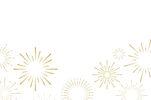 Firework explosions background design vector