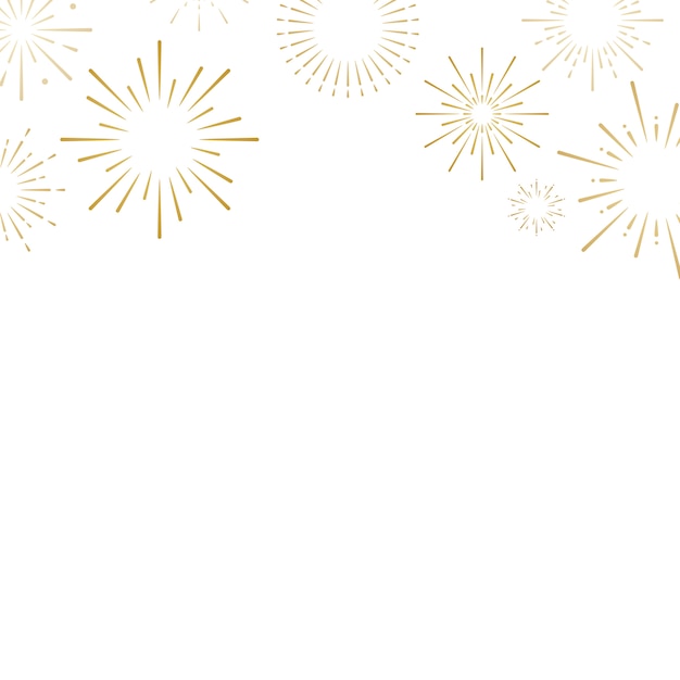 Firework explosions background design vector