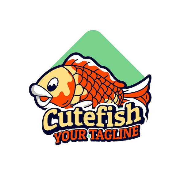 Fish Cute mascots log