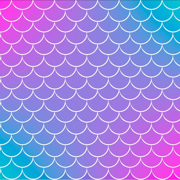 Fish scale and mermaid background