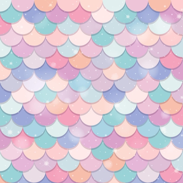 Fish scale seamless pattern background