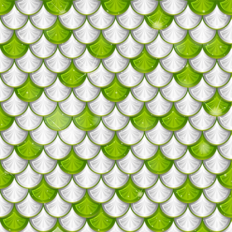 Free Vector fish scale seamless pattern background