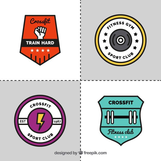 Fitness badge collection