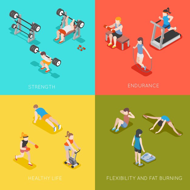 Fitness concept backgrounds.