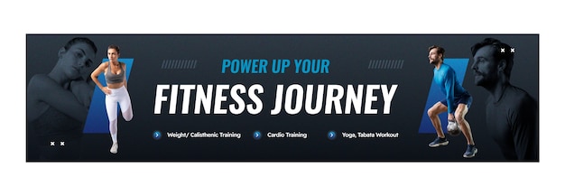 Fitness journey twitch banner