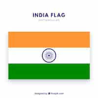 Free vector flag of india