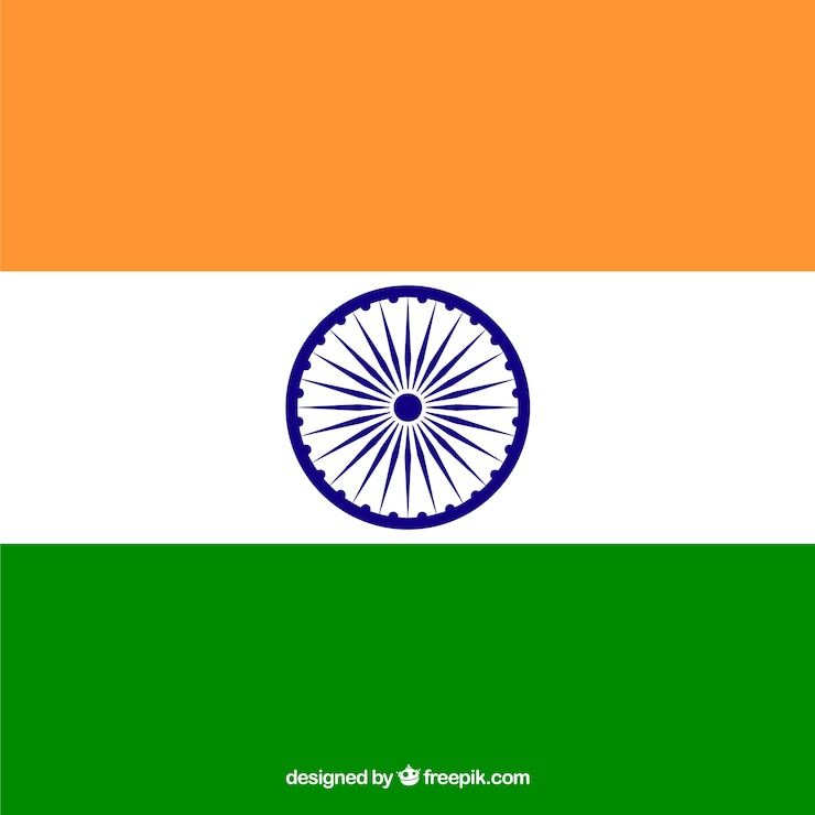 Free Vector flag of india