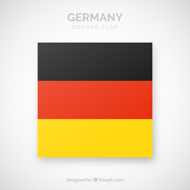 Бесплатное векторное изображение Флаг германии