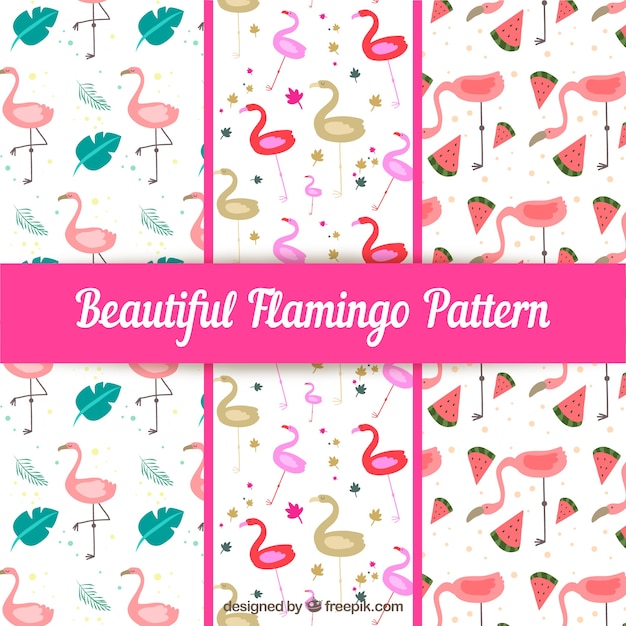 Free vector flamenco summer pattern