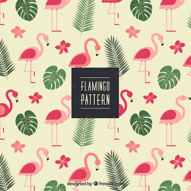 Free vector flamenco summer pattern
