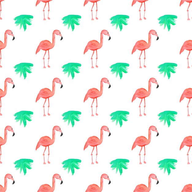 Flamingo pattern background