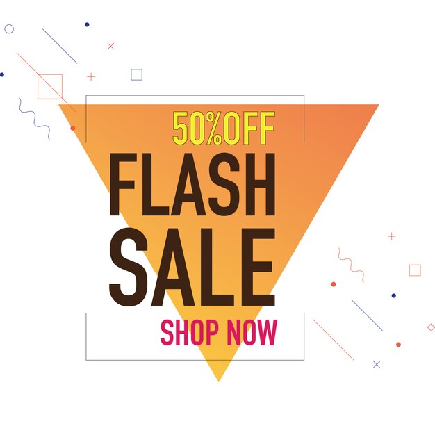 Flash sale background design