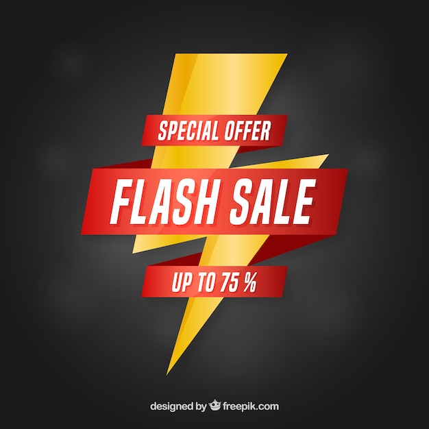 グラデーションスタイルのFlash販売の背景
