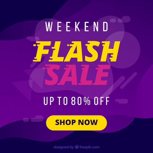 Flash sale background