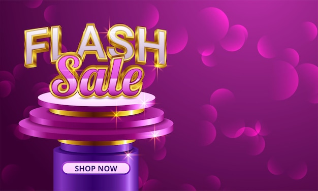 Flash Sale banner template design