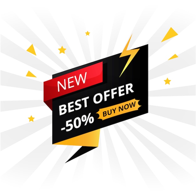 Free vector flash sale offer