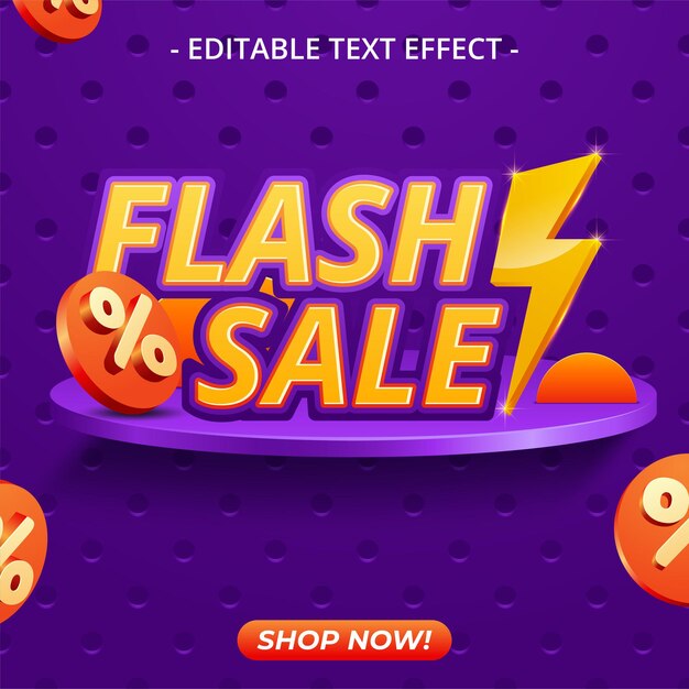 Flash sale special offer clearance banner