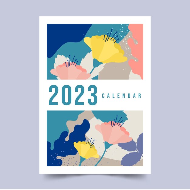 Flat 2023 calendar cover illustration