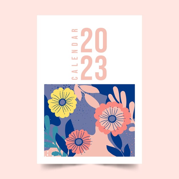 Flat 2023 calendar cover illustration