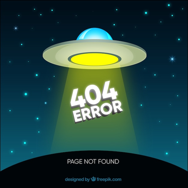 Free vector flat 404 error template