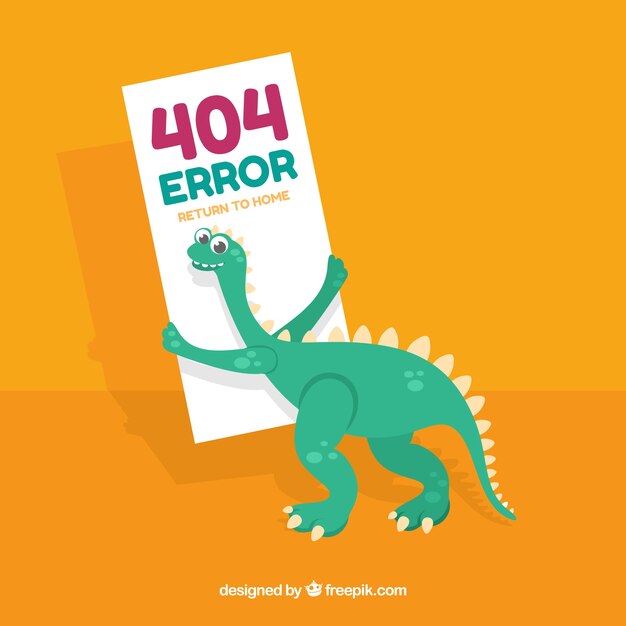 Плоский шаблон ошибки 404