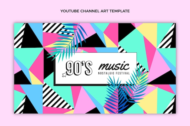 Flat 90s music festival youtube channel