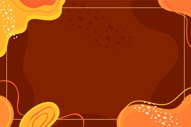 Flat abstract doodle background