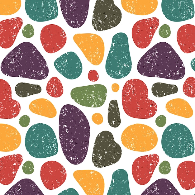 Free vector flat abstract doodle pattern design