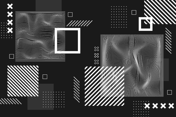 Free Vector flat abstract wireframe background