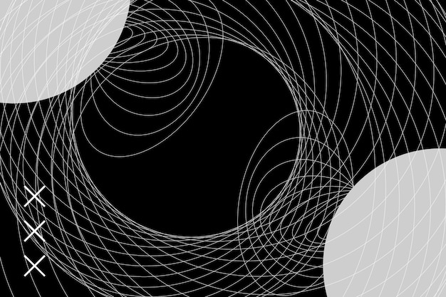 Flat abstract wireframe background