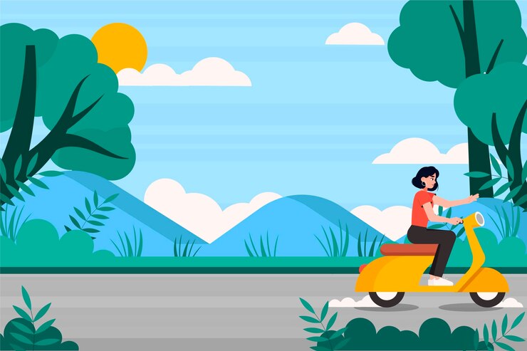 Free Vector flat adventure background