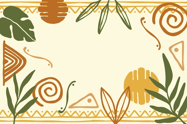 Free Vector flat africa day background