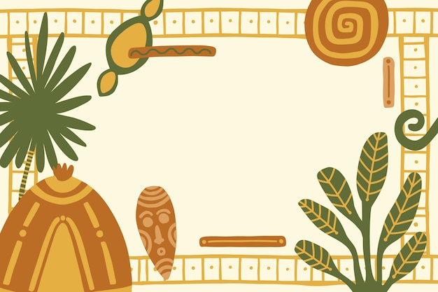 Free Vector flat africa day background