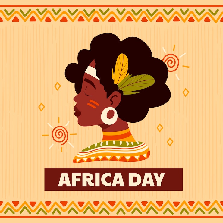 Free Vector flat africa day celebration illustration