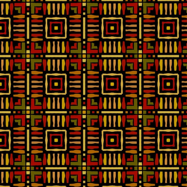 Free vector flat african pattern design