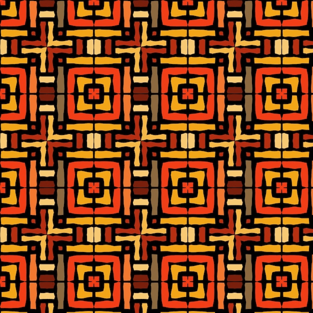 Flat african pattern design